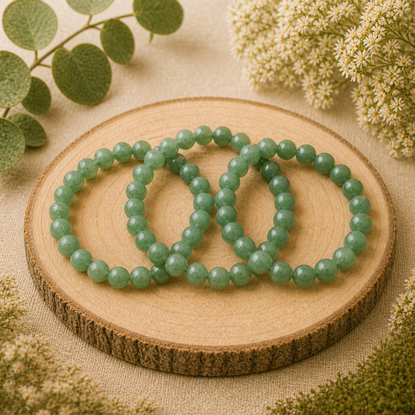 Groene Aventurijn kogel armband 8mm