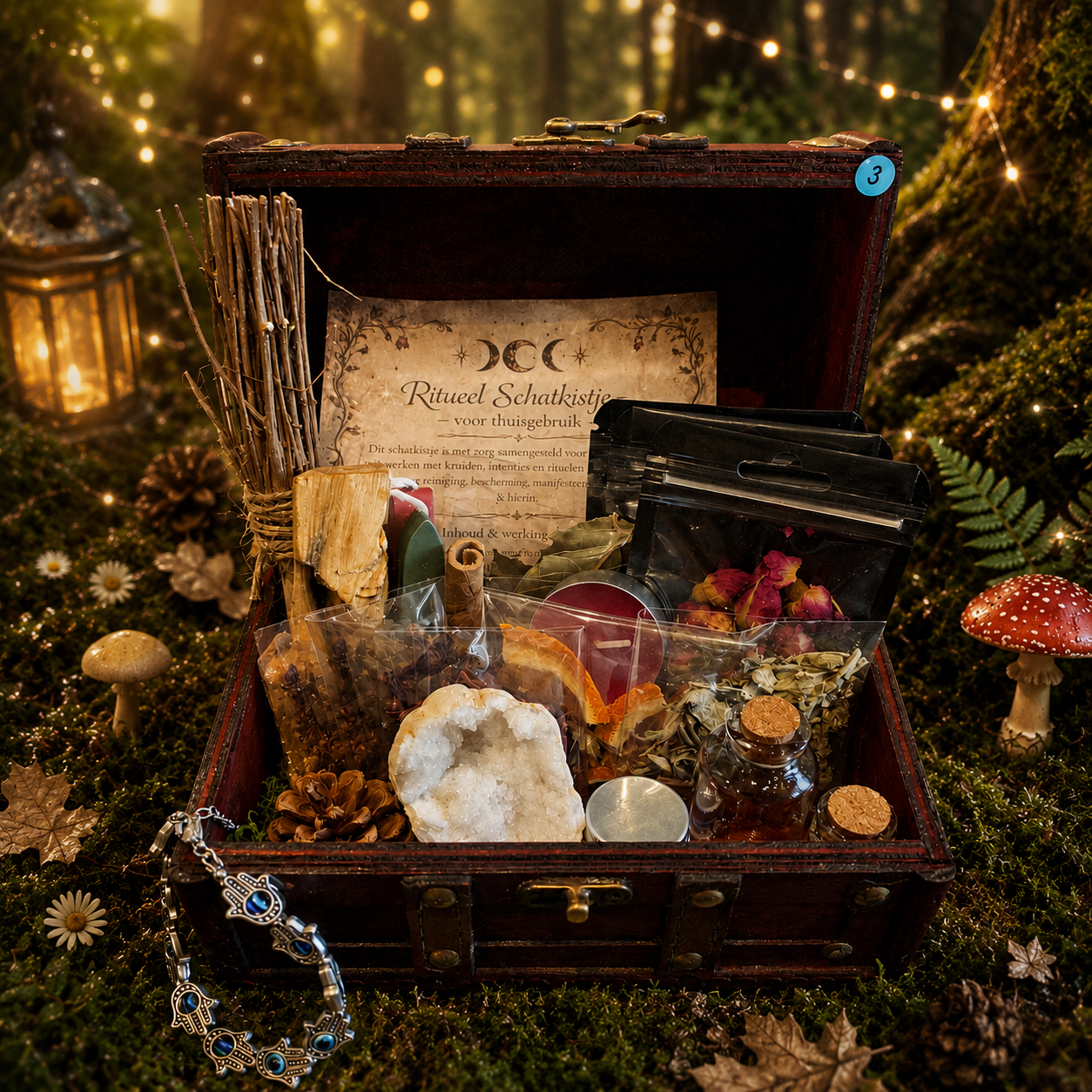 Forest Magic Ritueel schatkistje set