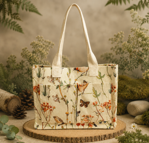 🌿 Forest Tas- Bird & Butterfly