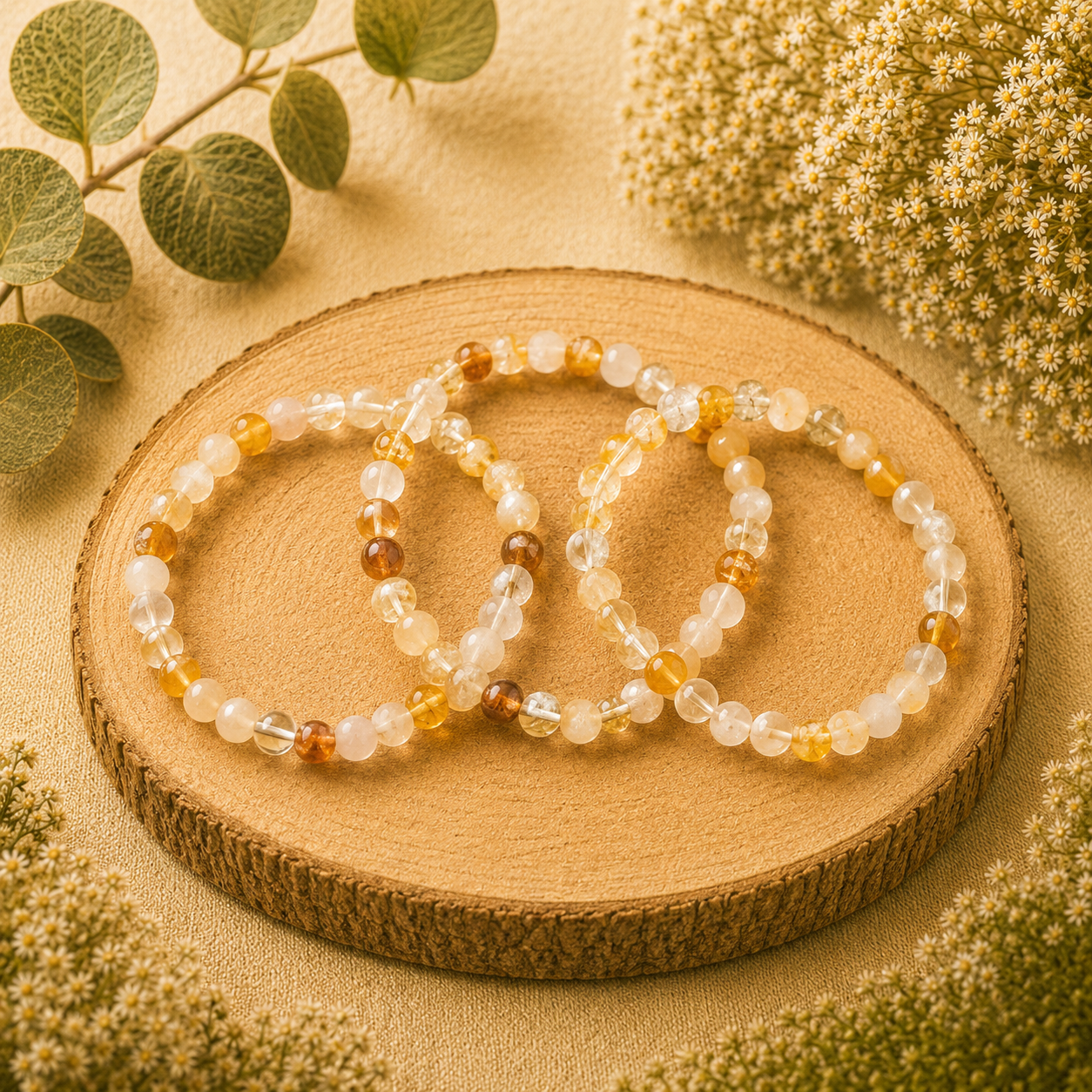 Golden Healer kogel armband 6mm