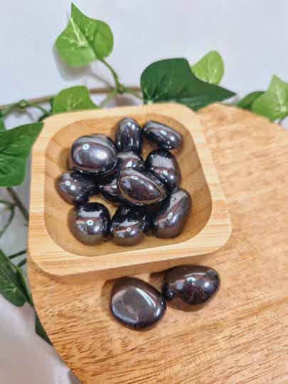 Hematiet knuffelsteen