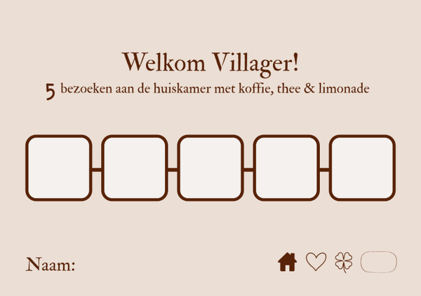 The Village van nu - Villagerkaart