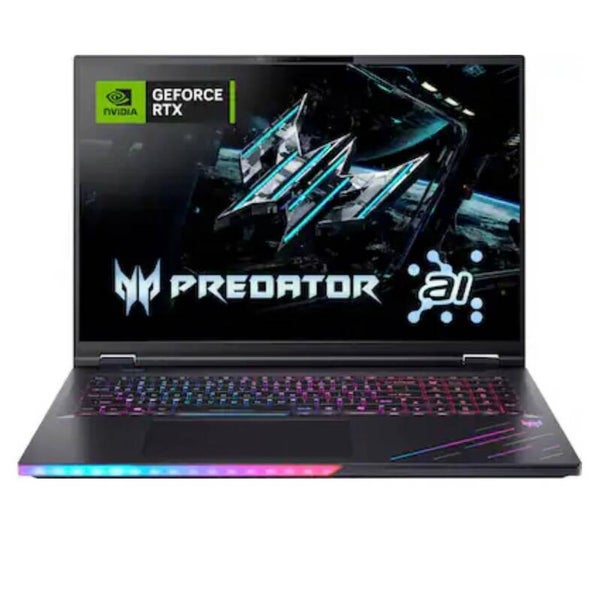 Acer - Predator Helios 18 AI- 18" 240Hz Gaming Laptop - 3840 x 2400- Intel Core Ultra 9 - NVIDIA GeForce RTX 5090 – 64GB – 2TB