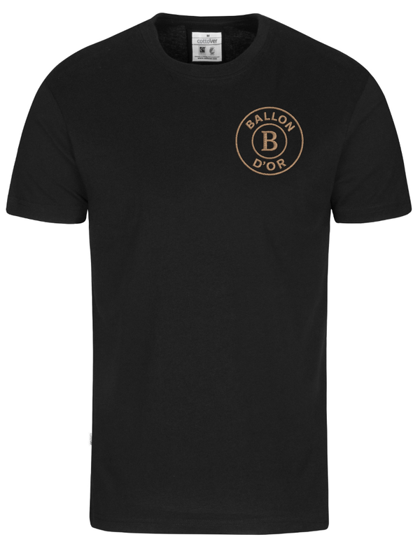 t-shirt Black qualité  ballon d'or