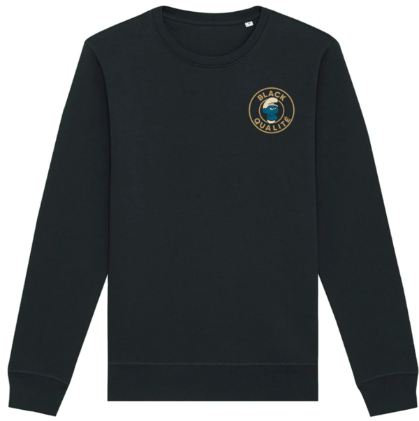 pull black qualité schtroumpf grognon