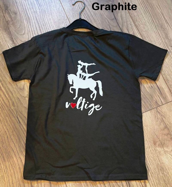 T shirt met voltige print