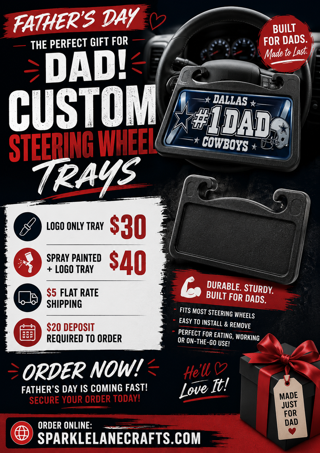 Steering Wheel Trays