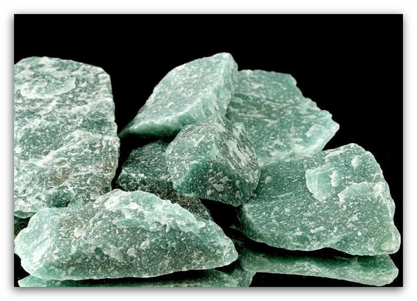 Aventurijn ruw - groen