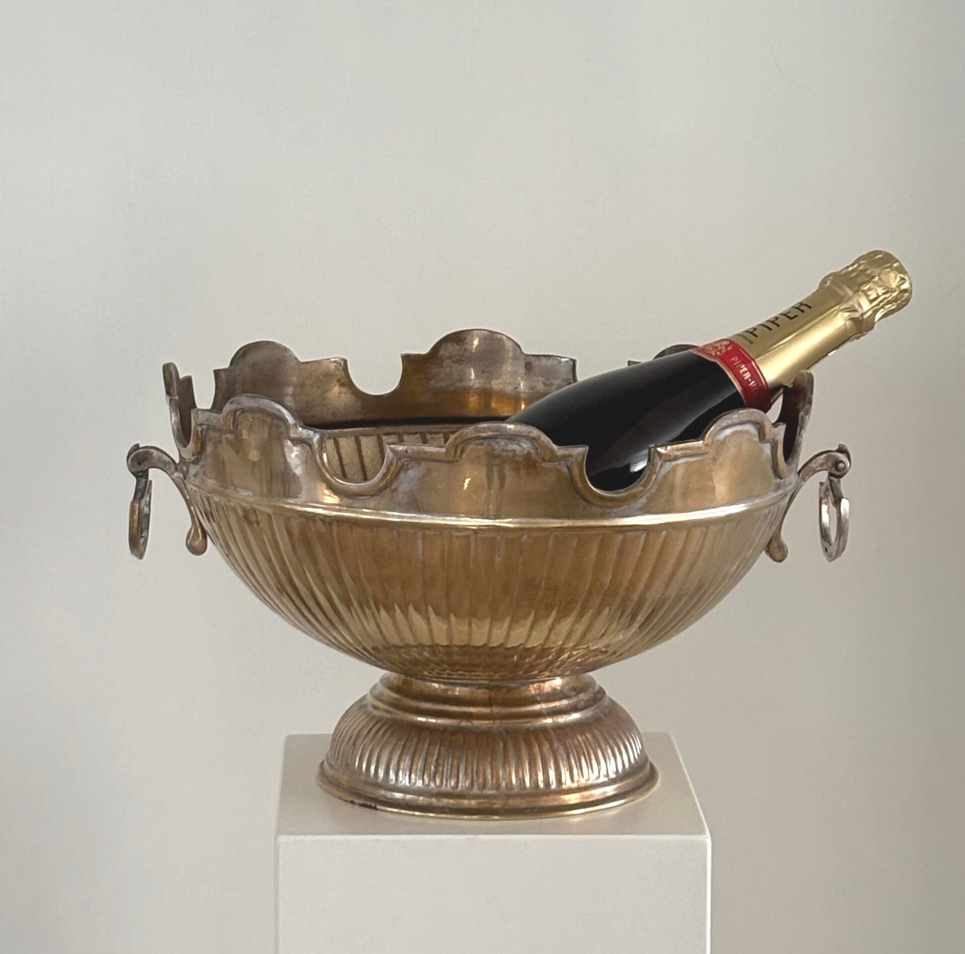 Grote vintage Champagnekoeler - Large vintage Champagne cooler