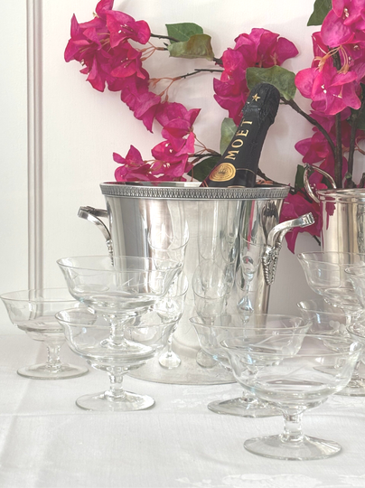 Verzilverde Champagnekoeler - Silver-plated Champagne cooler