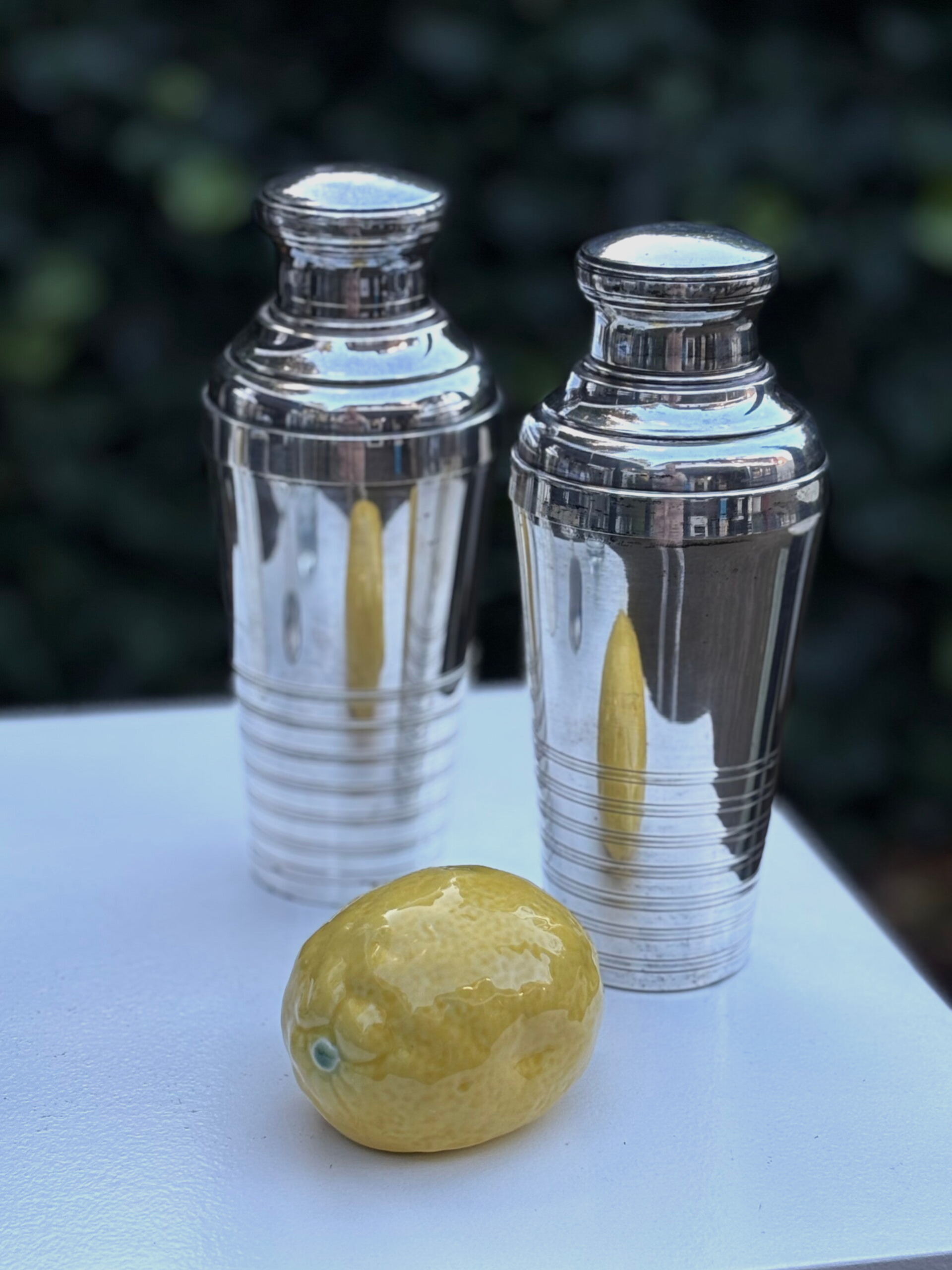 Verzilverde cocktailshaker - Silver-plated cocktail shaker