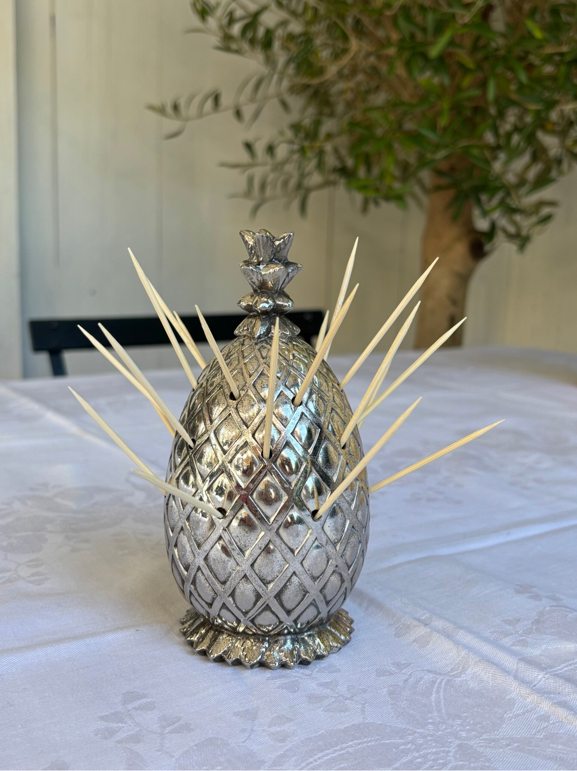 Verzilverde ananas - Silver-Plated pineapple