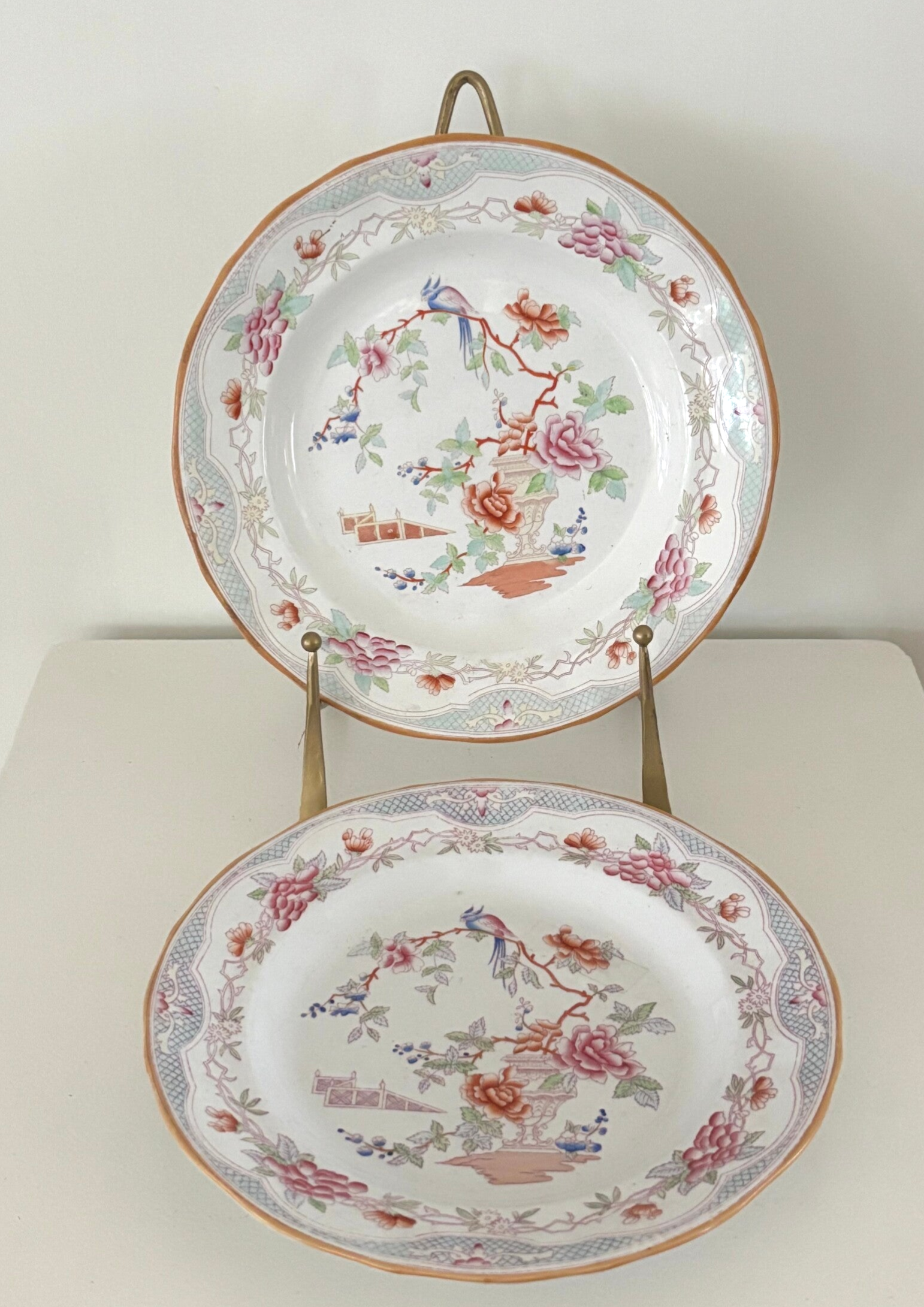 2 Antieke borden Petrus Regout Maastricht - 2 Antique plates Petrus Regout Maastricht