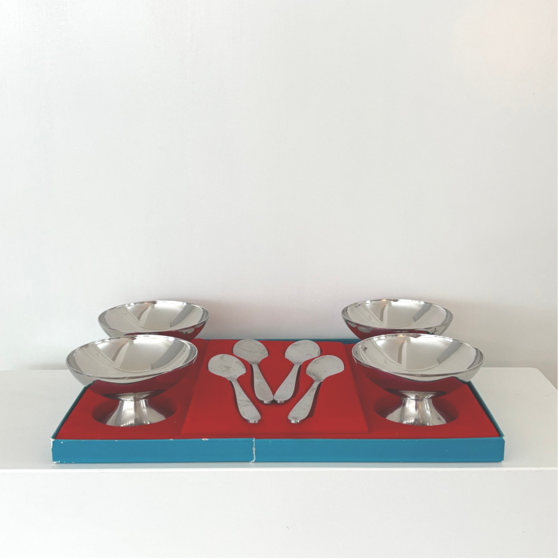 Set ijscoupes & lepeltjes - Set Ice cream bowls & spoons