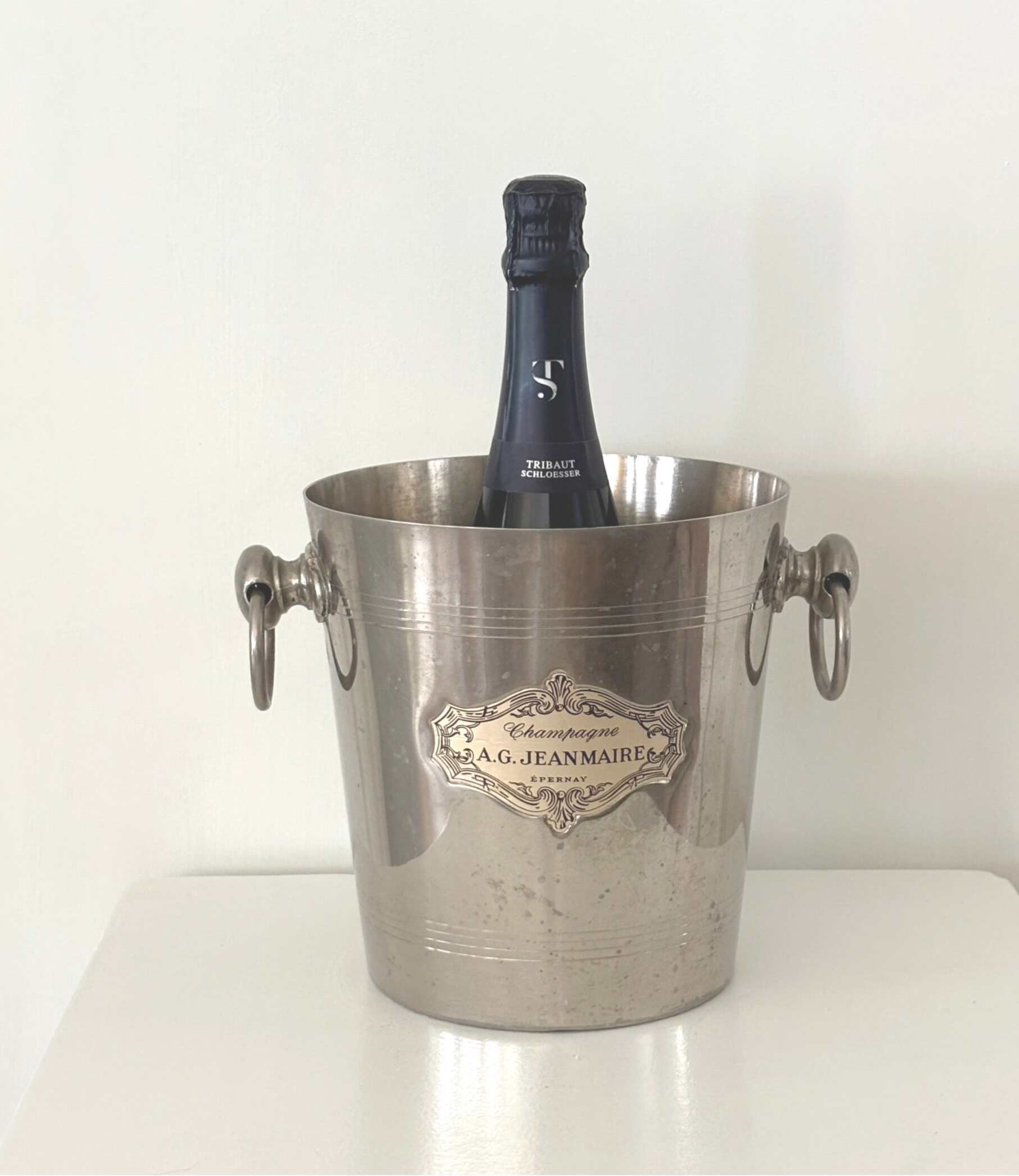 Zware Champagnekoeler A.G. Jeanmaire Epernay - Heavy Champagne cooler A.G. Jeanmaire Epernay