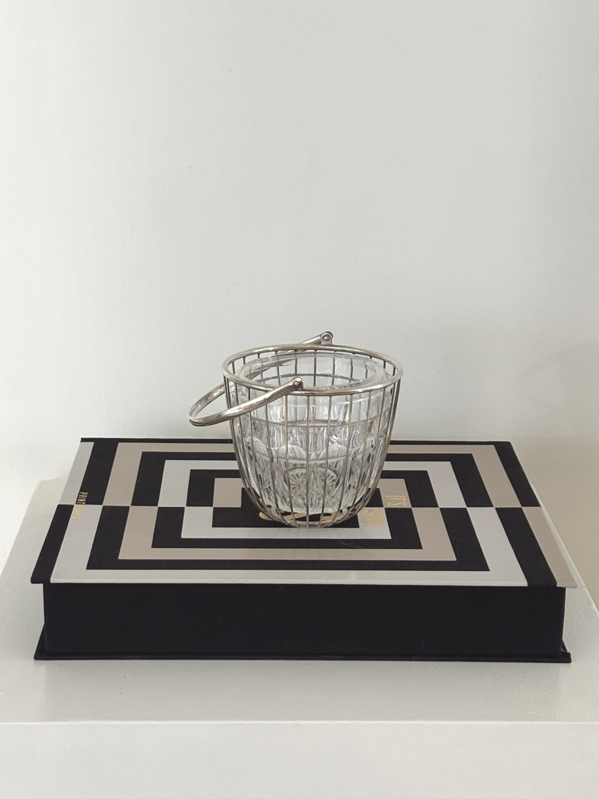 Verzilverde ijsbucket - Silver-plated ice bucket