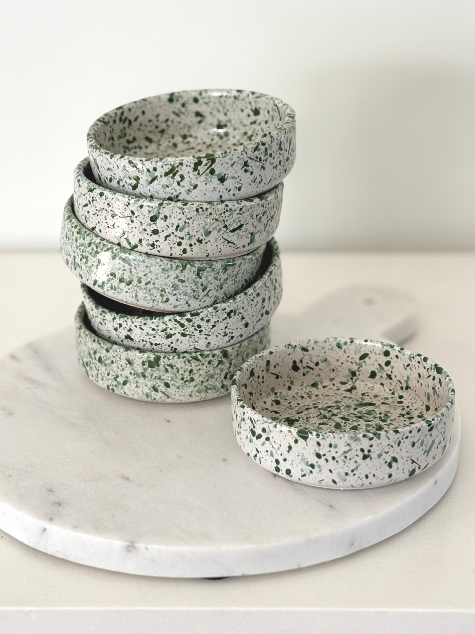 6 Keramieken tapasschaaltjes - 6 Ceramic tapas bowls