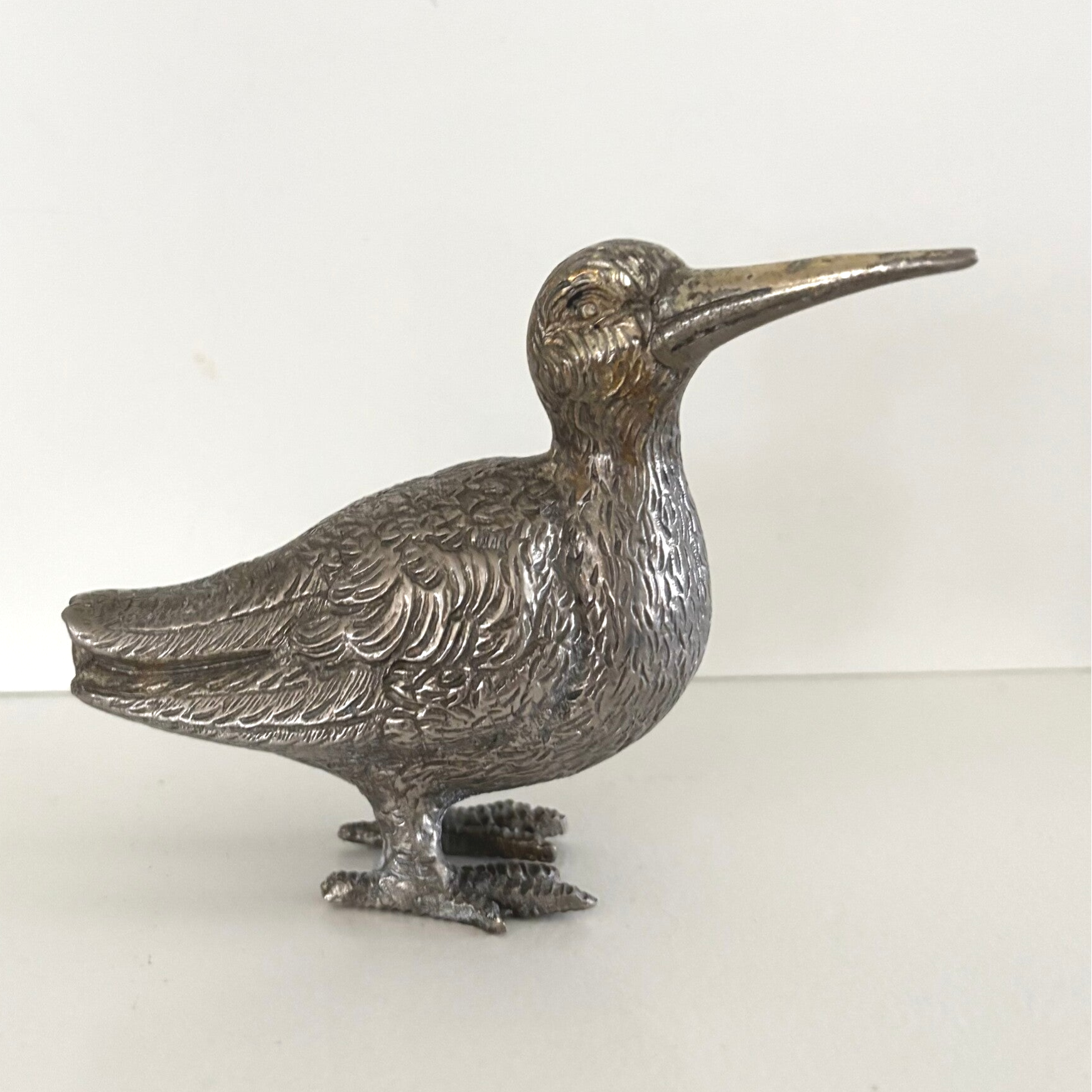 Verfijnd verzilverde ijsvogel - Refined silver-plated kingfisher