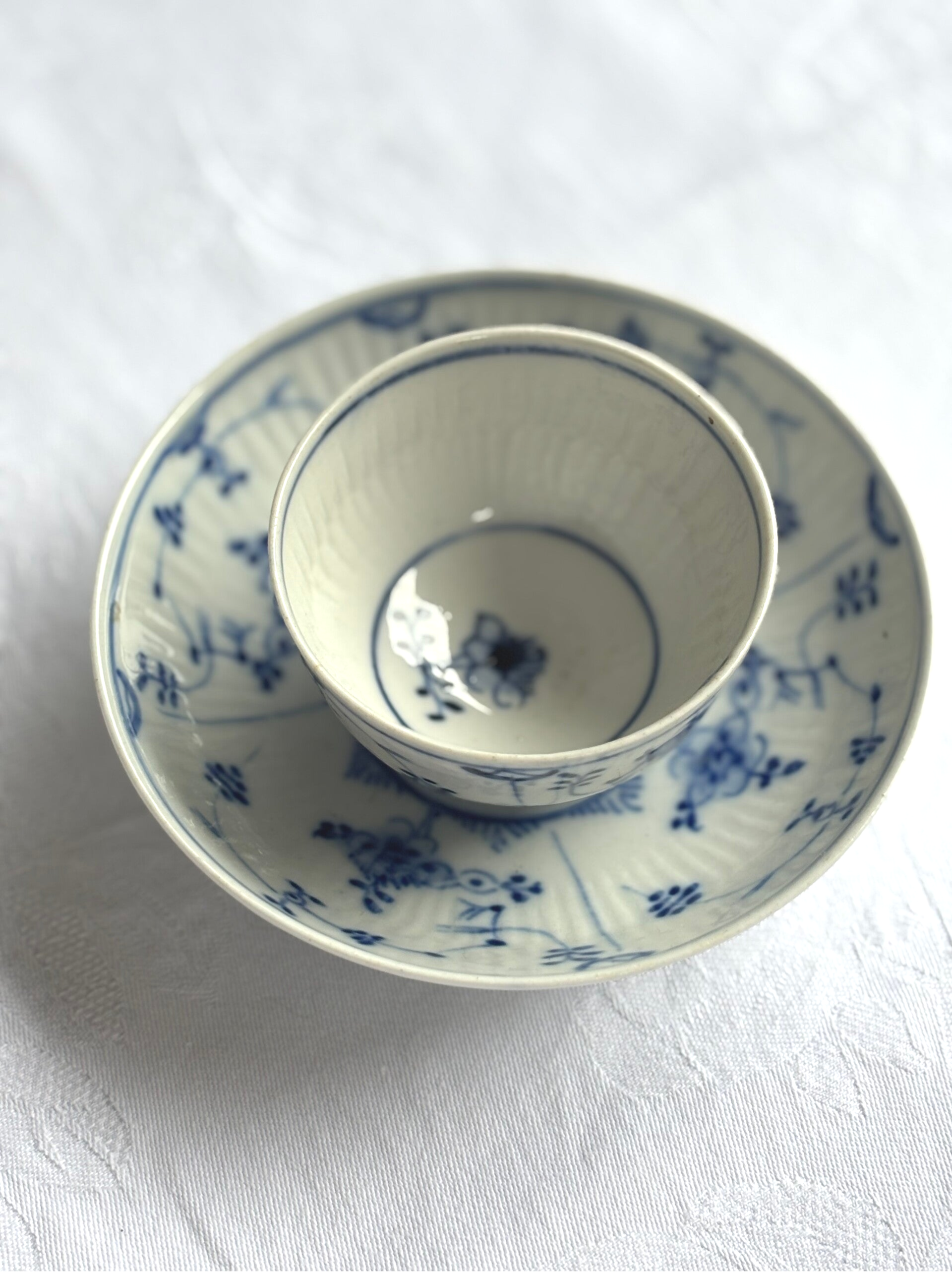 18e eeuws kop en schotel Limbach - 18th Century cup and saucer of Limbach