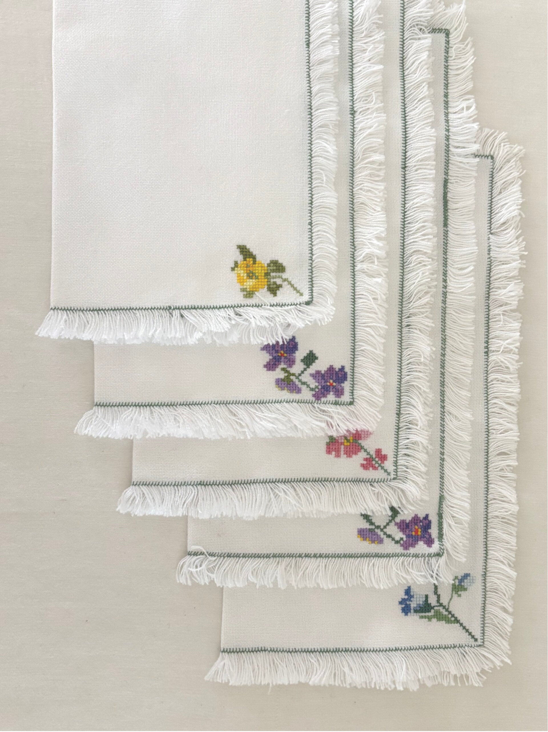 5 servetten - 5 napkins