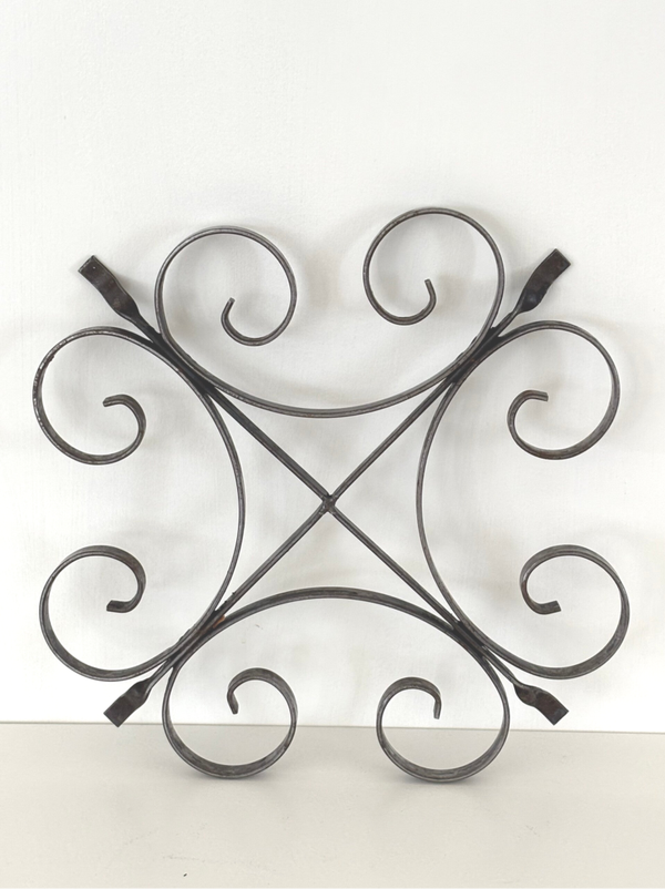 Franse vintage onderzetter - Metal vintage trivet