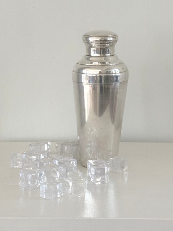 Antieke verzilverde cocktailshaker van ‘Le Chardon’ France - Antique silver-plated cocktailshaker by ‘Le Chardon’ France