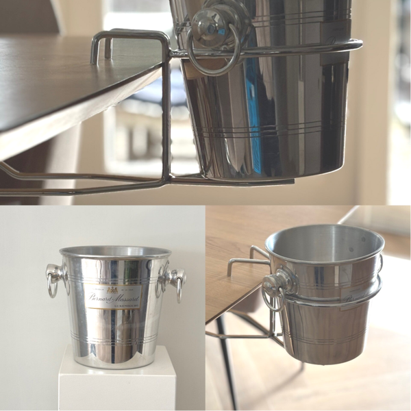 Champagnekoeler & tafelbeugel - Champagne cooler & table bracket