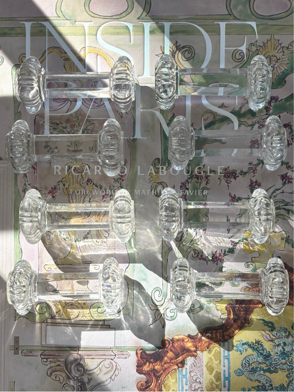 8 Oude Franse messenleggers - 8 Old French knife rests