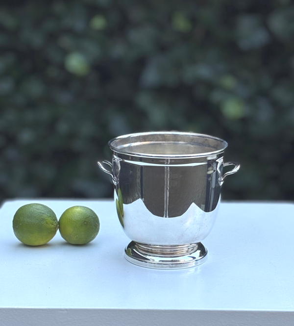 Verzilverde ijsemmer Olri Italy - Silver-plated ice bucket Olri Italy