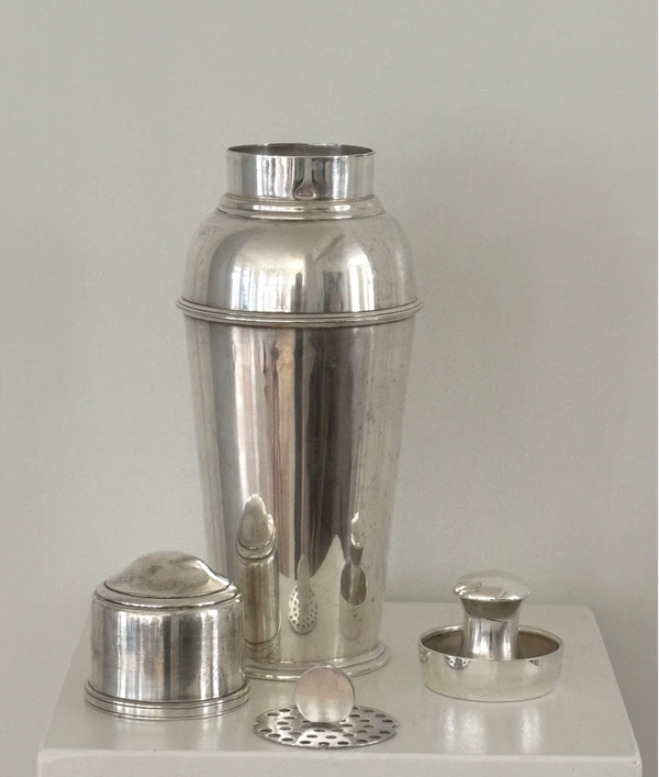 4-Delige verzilverde cocktailshaker Mackay Edinburgh E.P.N.S. - 4-Piece silver-plated cocktail shaker by Mackay Edinburgh E.P.N.S.