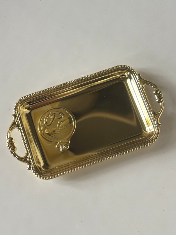 Goudkleurig mini schaaltje - Gold-coloured mini dish