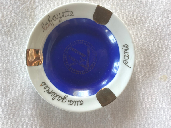 Vintage asbakje van Galeries Lafayette Paris - Vintage ashtray from Galeries Lafayette Paris