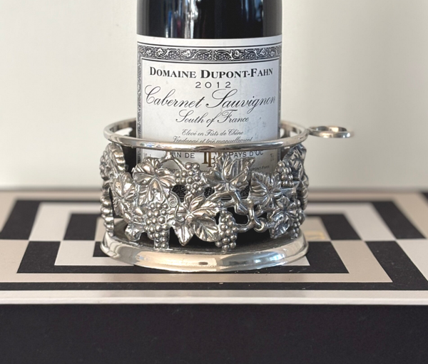 Flesonderzetter met kurkhouder - Bottle coaster with cork holder