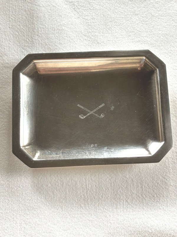 Klein verzilverd schaaltje 'Golf' - Small silver-plated 'Golf'