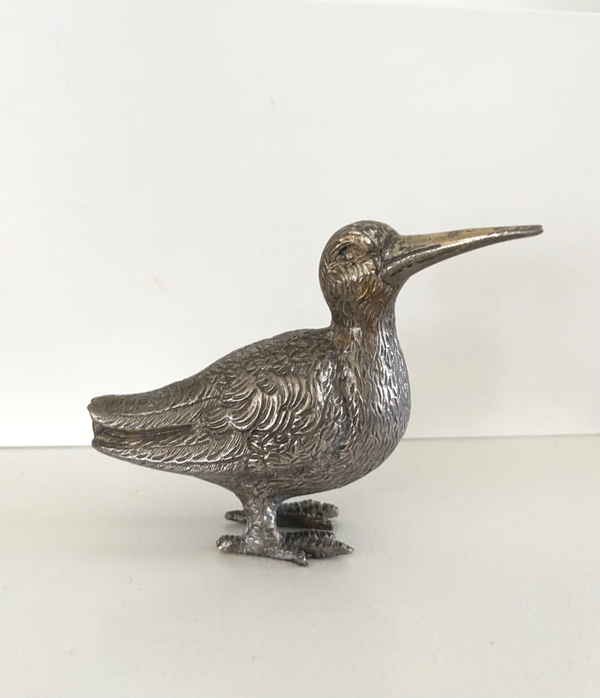 Verfijnd verzilverde ijsvogel - Refined silver-plated kingfisher