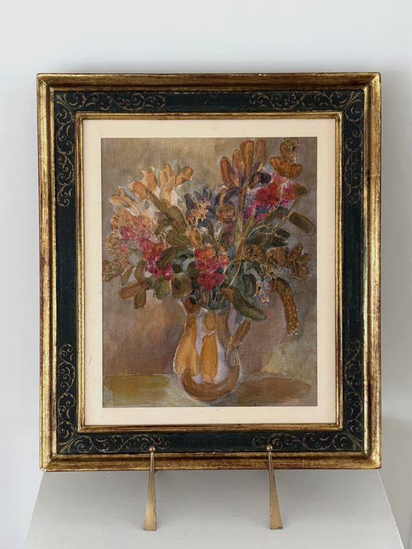 Geschilderd stilleven op paneel - Painted still life on panel