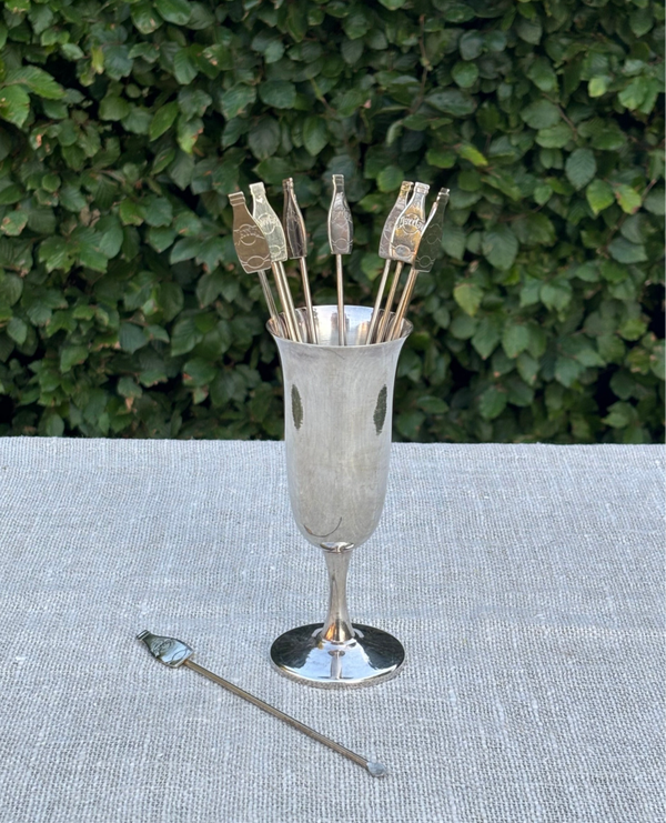 Origineel Perrier roerstaafje - Original Perrier swizzle stick