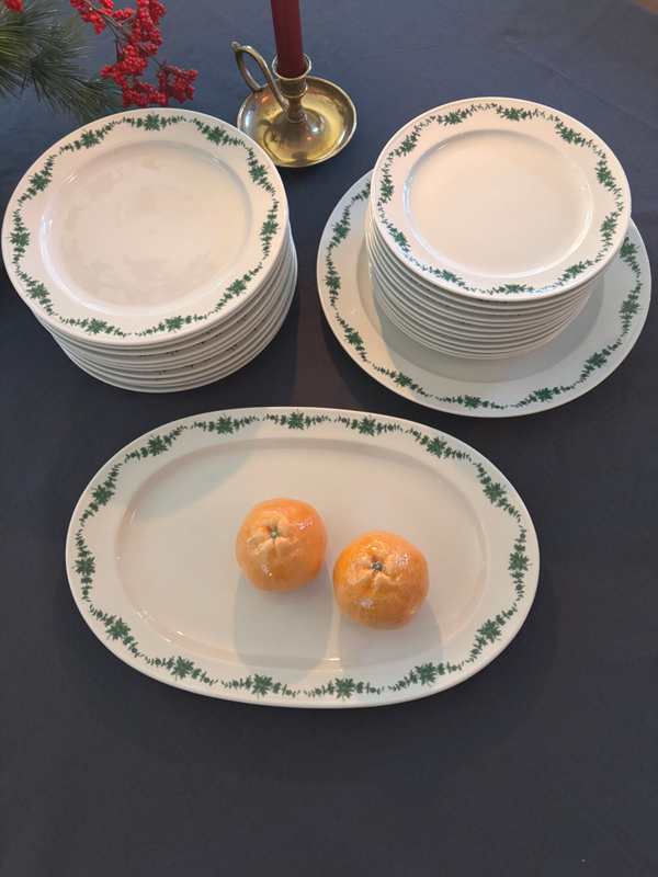 25-Delige servies set ‘Schlossgarten’ van Fürstenberg - 25-Piece ‘Schlossgarten’ dinnerware set by Fürstenberg