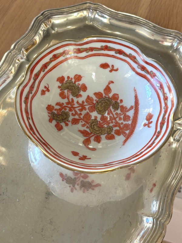 Antieke porseleinen kom van Jules Tiélès Paris (1880–1910) - Antique porcelain bowl by Jules Tiélès Paris (1880–1910)
