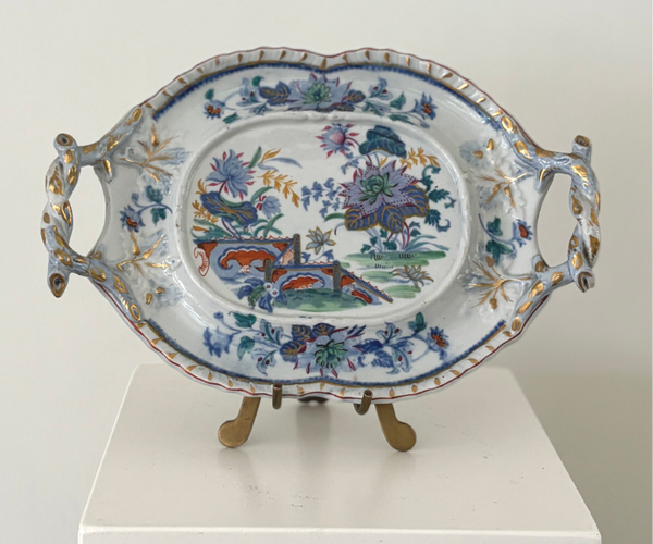 Handbeschilderd schaaltje ‘Stone China’ - Hand-painted ‘Stone China’ dish