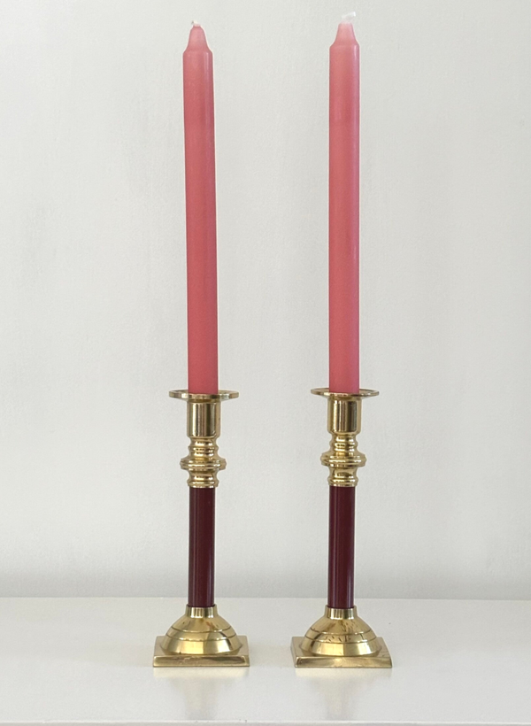 Set kandelaren - Set of vintage candle holders