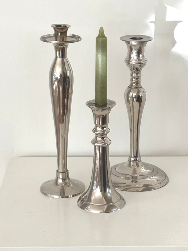 Set van 3 elegante kandelaren - Set of 3 elegant candlesticks