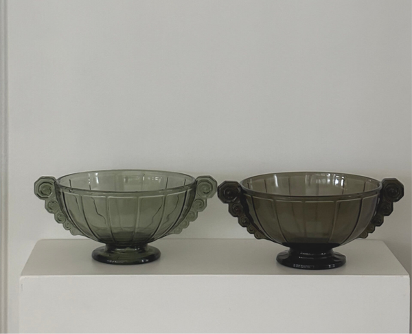 2 Greta coupes uit de Luxval-lijn van Val St. Lambert - 2 Greta coupes from the Luxval line by Val St. Lambert