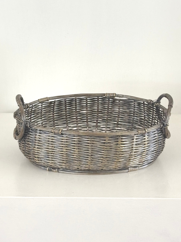 Verzilverd broodmandje - Silver-plated bread basket
