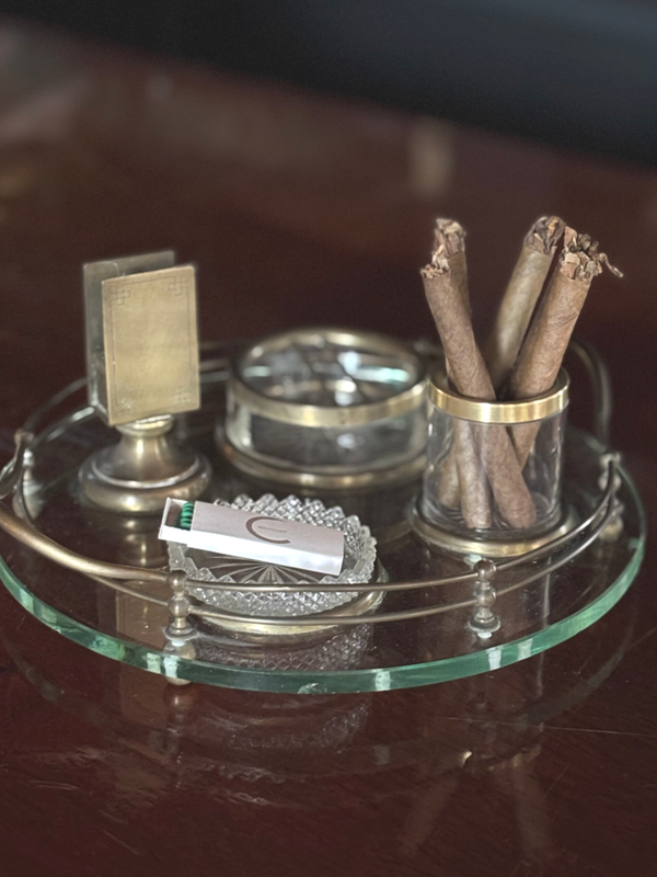 Stijlvolle Art Deco rookaccessoires set - Elegant Art Deco smoking set