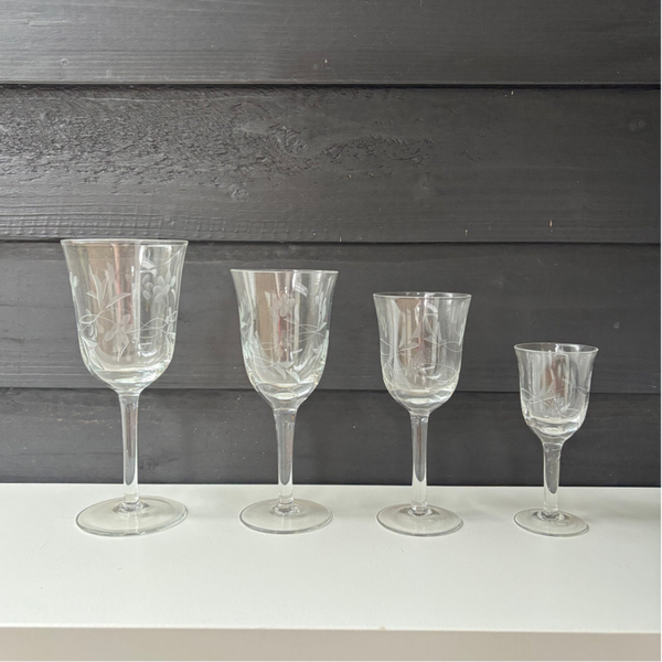 35-Delige kristallen glazenset - 35-Piece crystal glass set