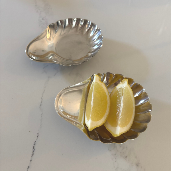 Verzilverde schelp Orfèvrerie Wiskemann - Silver-plated shell by Orfèvrerie Wiskemann