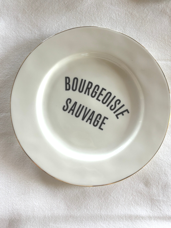 Bord 'Bourgeoisie Sauvage' - 'Bourgeoisie Sauvage' plate