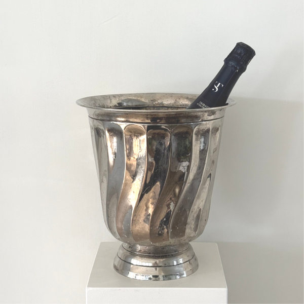 Verzilverde Champagnekoeler - Silver-plated Champagne cooler