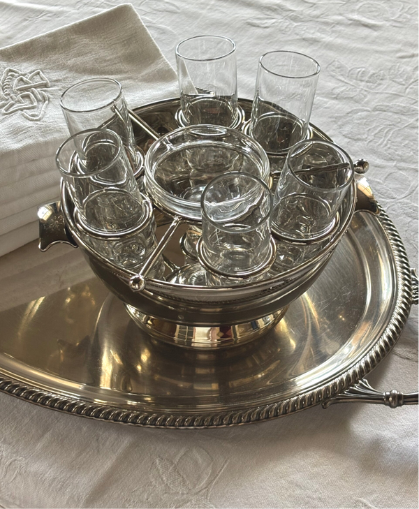 Elegante kaviaar & vodka set - Elegant caviar & vodka serving set